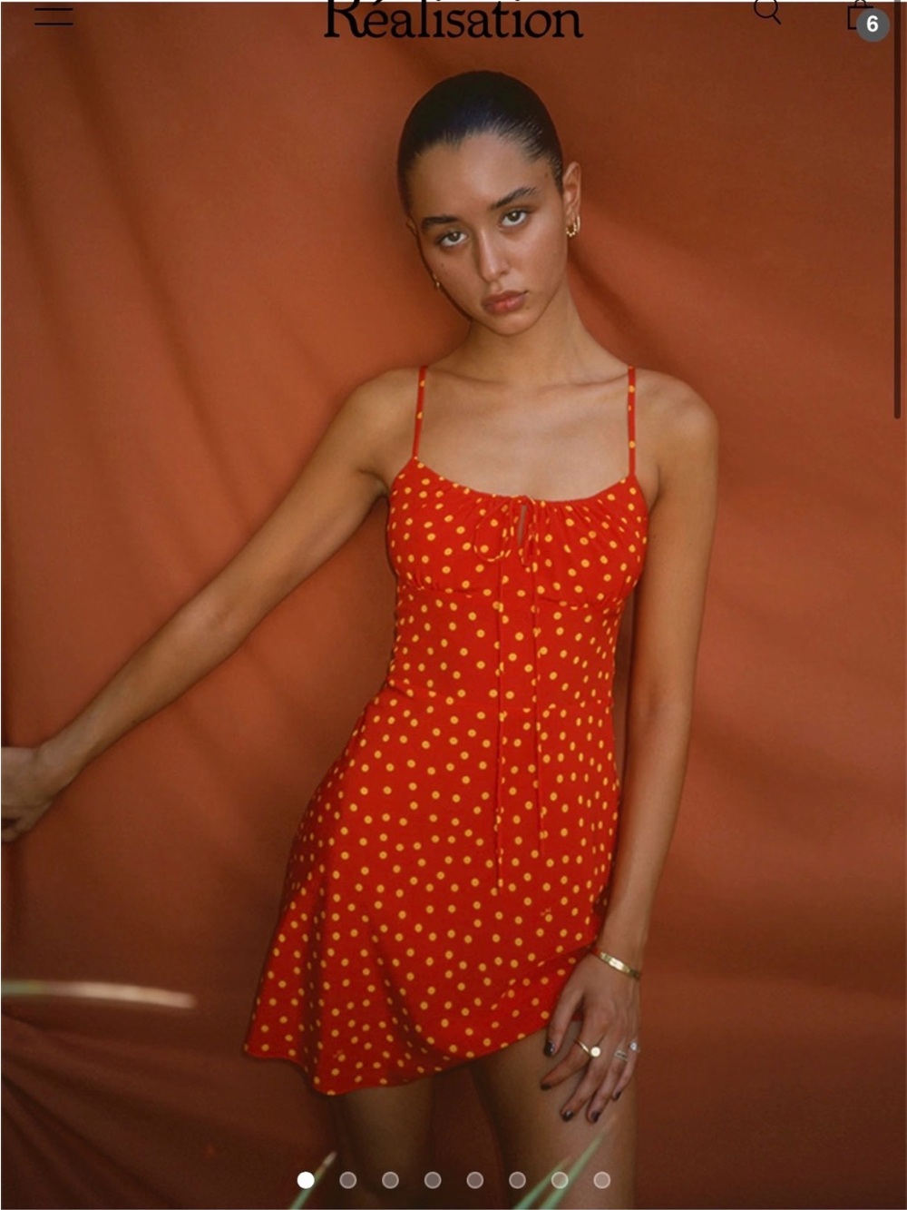 Realisation par Red Polka Dot Slip Dress